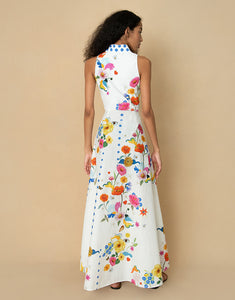 Paloma Cotton Maxi Dress - Juayua White - SALE